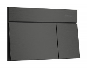 Смывная клавиша hansgrohe iFrame Element E 66003340, черный хром шлифованный фото