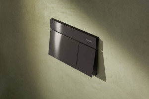 Смывная клавиша hansgrohe iFrame Element E 66003340, черный хром шлифованный фото