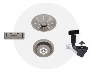 Мойка Blanco SUBLINE 320-U white с отводной арматурой фото