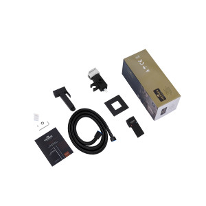 Набір для гігієнічного душу прихованого монтажу зі змішувачем Kroner KRP Edelstahl Kubus - SCH053 CV029969 фото