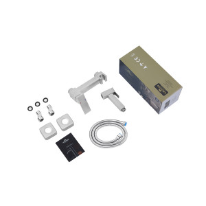 Набір для гігієнічного душу зі змішувачем Kroner KRP Edelstahl Kubus - ESG052 CV031897 фото