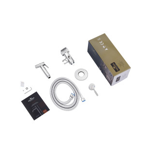 Набір для гігієнічного душу прихованого монтажу зі змішувачем Kroner KRP Edelstahl Klassisch - ESG053 CV029966 фото