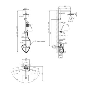 Душова система Kroner KRP Armada - C064Q CV024339 схема