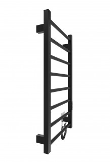 Електрична рушникосушарка Mario HF Leeds 770x430 чорний мат фото