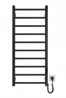 Електрична рушникосушарка Mario HF Leeds 970x430 чорний мат фото