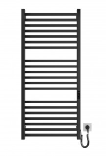 Електрична рушникосушарка Mario HF London 1170х530 чорний мат фото