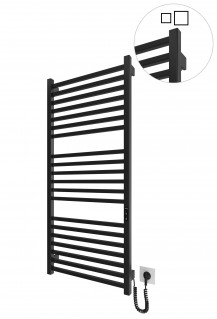 Електрична рушникосушарка Mario HF London 1170х530 чорний мат фото