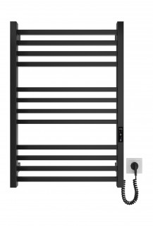 Електрична рушникосушарка Mario HF London 770х530 чорний мат фото