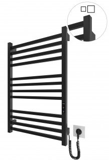 Електрична рушникосушарка Mario HF London 770х530 чорний мат фото