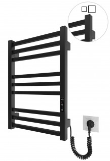 Електрична рушникосушарка Mario HF London 570x430 чорний мат фото