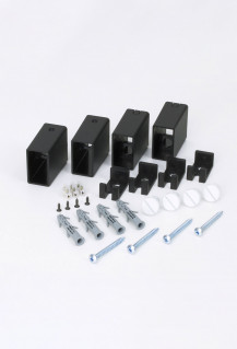 Електрична рушникосушарка Mario HF Oxford 770х530 чорний мат фото