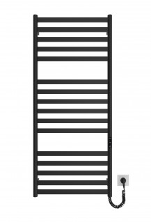 Електрична рушникосушарка Mario HF York 1170х530 чорний мат фото