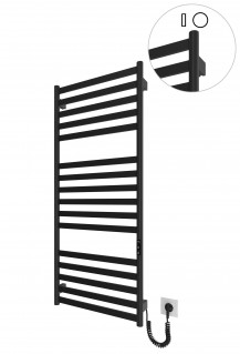 Електрична рушникосушарка Mario HF York 1170х530 чорний мат фото