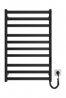 Електрична рушникосушарка Mario HF York 770х530 чорний мат фото