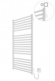 Електрична рушникосушарка Mario HF Derby 1170х530 білий мат фото