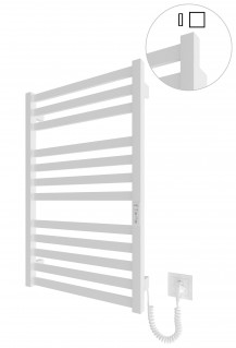 Електрична рушникосушарка Mario HF Oxford 770х530 білий мат фото