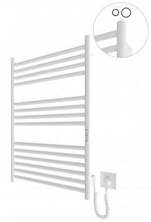 Електрична рушникосушарка Mario HF Greenwich 770х530 білий мат фото