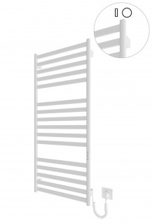 Електрична рушникосушарка Mario HF York 1170х530 білий мат фото