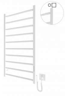 Електрична рушникосушарка Mario HF Leeds 970x530 білий мат фото