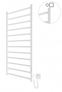 Електрична рушникосушарка Mario HF Leeds 1170x530 білий мат фото