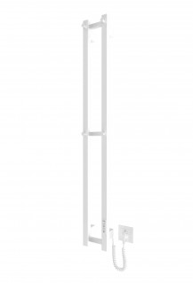 Електрична рушникосушарка Mario HF Slim 1170х140 білий мат фото