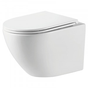 Унитаз подвесной Rivera ATLAS Tornado + сидение soft-close A0495TQ3L фото