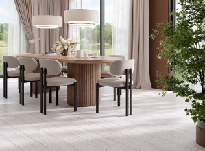 Грес Cersanit Sunsetwood 18,5х59,8 Light Grey mat интерьер