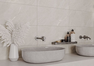 Грес Cersanit Gelios 29,8х59,8 Beige mat интерьер