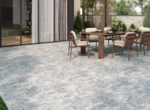 Грес Cersanit Atlas 42х42 Grey mat интерьер