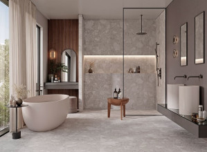 Грес Cersanit Genesis 59,8х59,8 Light Grey mat интерьер