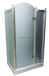 Душевая кабина Orans SR-1654-COMBI gold/chrome (LR) 120х80х200 фото