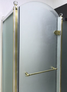 Душевая кабина Orans SR-1654-COMBI gold/chrome (L\R) 120х80х200 фото