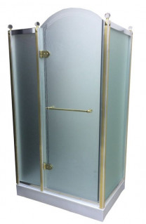 Душевая кабина Orans SR-1654-COMBI gold/chrome (L\R) 120х80х200 фото