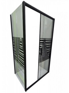 Душевая кабина Artex STT-110 black print 110x80х185 фото