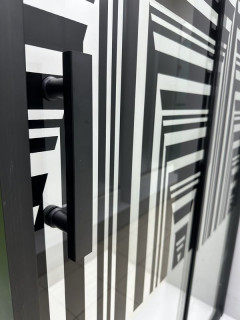 Душевая кабина Artex STT-110 black print 110x80х185 фото