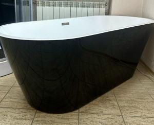 Ванна акриловая Atlantis C-3004 Black 170х75х58 фото