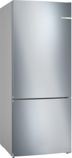 Холодильник з нижньою морозильною камерою Bosch KGN76VIE0N 186 x 75 cm нержавіюча сталь фото