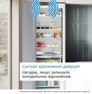Вбудовуваний холодильник з нижньою морозильною камерою Bosch KIV87NSE06 177 см фото