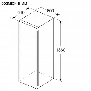 Винна шафа SIEMENS KW36KATGA 186.0 x 60.0 x 61.0 см фото