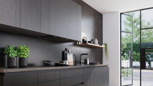 Вбудовувана кухонна витяжка SIEMENS LB88NPC60 чорна фото