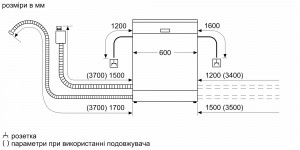 Посудомийна машина вбудовувана SIEMENS SN75EX23CE 60 см