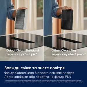 Індукційна варильна поверхня з витяжкою Electrolux ECC63410CB фото