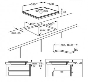 Індукційна варильна поверхня Electrolux EIV63443CT фото