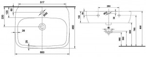 Умывальник Kolo Style L21960000