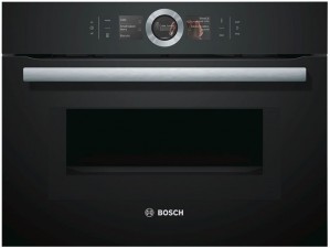 Духовой шкаф с СВЧ компактный Bosch CMG636BB1 фото
