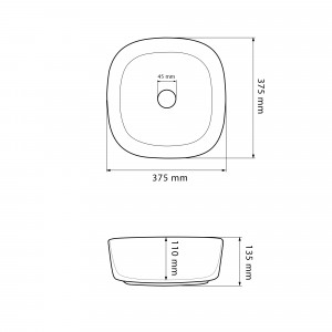 Умывальник VBI AREZZO TERRACOTTA MATT накладной VBI-013204 фото