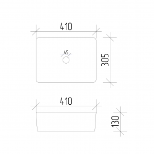 Умывальник VBI LATINA BLACK STONE MATT накладной VBI-013103 фото