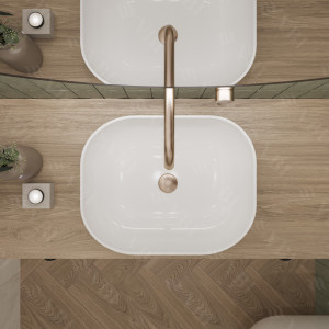 Умывальник VBI ASTI M WHITE накладной VBI-013000 фото