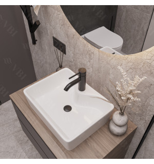 Умывальник VBI FORLI WHITE накладной VBI-011100 фото