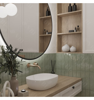 Умывальник VBI MODENA S WHITE накладной VBI-012001 фото